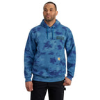 Carhartt Loose Fit Midweight Watercolor Camo Graphic Sweatshirt — HP8-Horizon Blue/Greenstone Cloud Camo, manufacturer product image