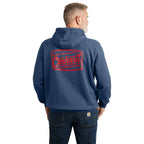 Carhartt Loose Fit Midweight Built Graphic Sweatshirt — HL3-Deep Ocean Heather, manufacturer product photo