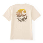 Carhartt Irvine Relaxed Country T-Shirt — A16-Oat Milk, manufacturer product photo