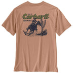 Carhartt Irvine Relaxed Horse T-Shirt — QA1-Italian Clay Heather, manufacturer product photo
