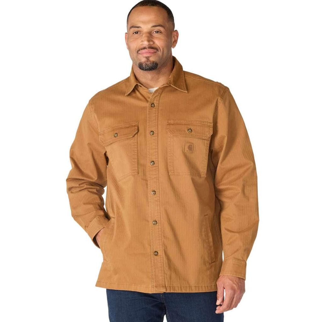 Carhartt Newcastle Shirt Jac — Carhartt Brown-BRN, manufacturer product photo