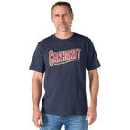 Carhartt Irvine Relaxed Generations T-Shirt — I26-Navy, manufacturer product photo