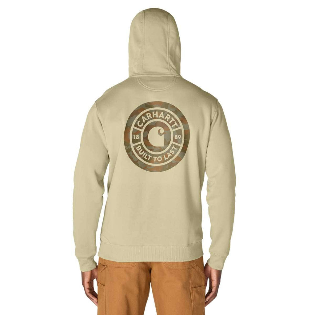 Carhartt Sawyer Camo Sweatshirt — GR9-Faded Fatigue, manufacturer product image
