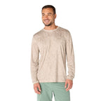 Carhartt Force® Sun Defender™ Relaxed Print Long Sleeve T-Shirt — A54-Cobblestone Terrain Camo, manufacturer product image