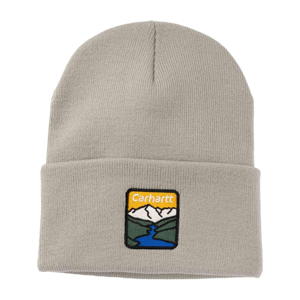 Carhartt Men's River Cuffed Beanie — Gray Dunes-EE2, manufacturer product photo