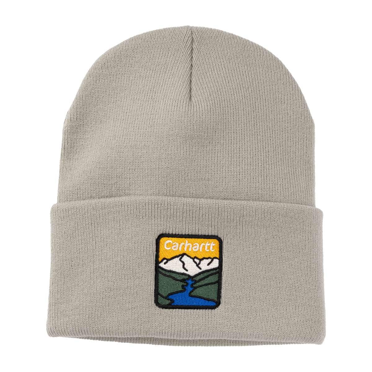 Carhartt Men's River Cuffed Beanie — Gray Dunes-EE2, manufacturer product photo