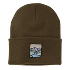 Carhartt Men's River Cuffed Beanie — Burnished Logs-GN6, manufacturer product photo
