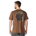 Carhartt Irvine Bear T-Shirt — RC8-Red Duck Heather, manufacturer product photo