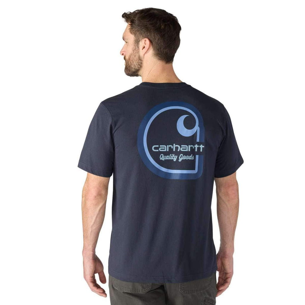 Carhartt Irvine Relaxed Multi Color C T-Shirt — I26-Navy, manufacturer product photo