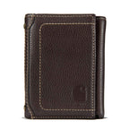 Carhartt Milled Pebble Trifold Wallet — Brown, manufacturer product image
