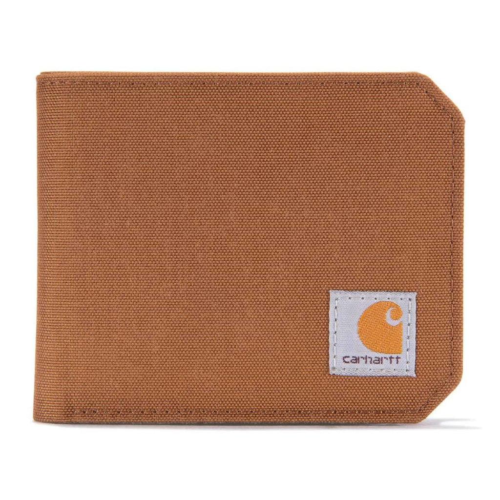 Carhartt Nylon Duck Bifold Wallet — Carhartt Brown, manufacturer product image