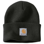 Carhartt Iconic A18 Watch Cap Beanie — BLK-Black, manufacturer product photo