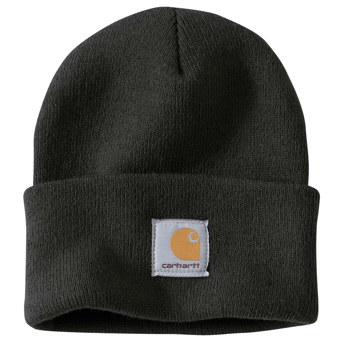 Carhartt Iconic A18 Watch Cap Beanie — BLK-Black, manufacturer product photo