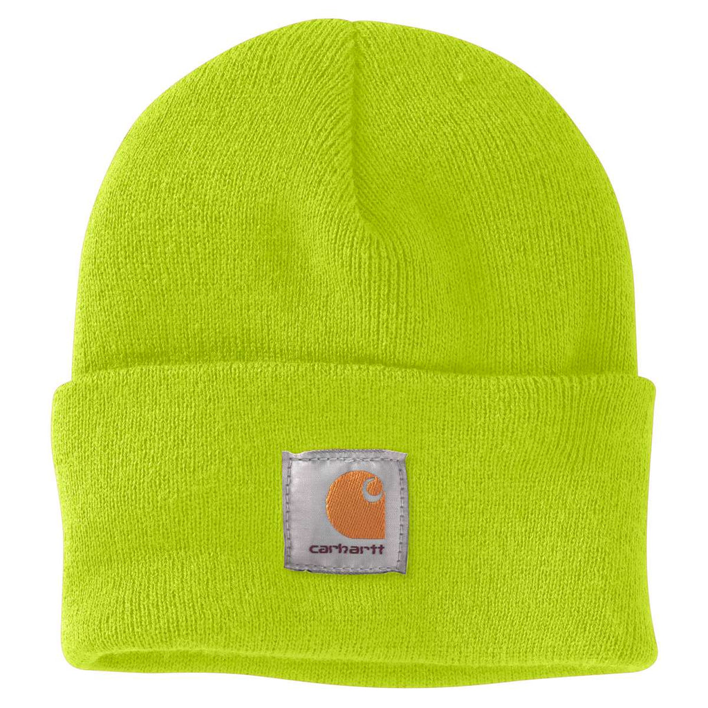 Carhartt Iconic A18 Watch Cap Beanie — BLM-Brite Lime, manufacturer product photo