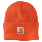 Carhartt Iconic A18 Watch Cap Beanie — BOG-Brite Orange, manufacturer product photo