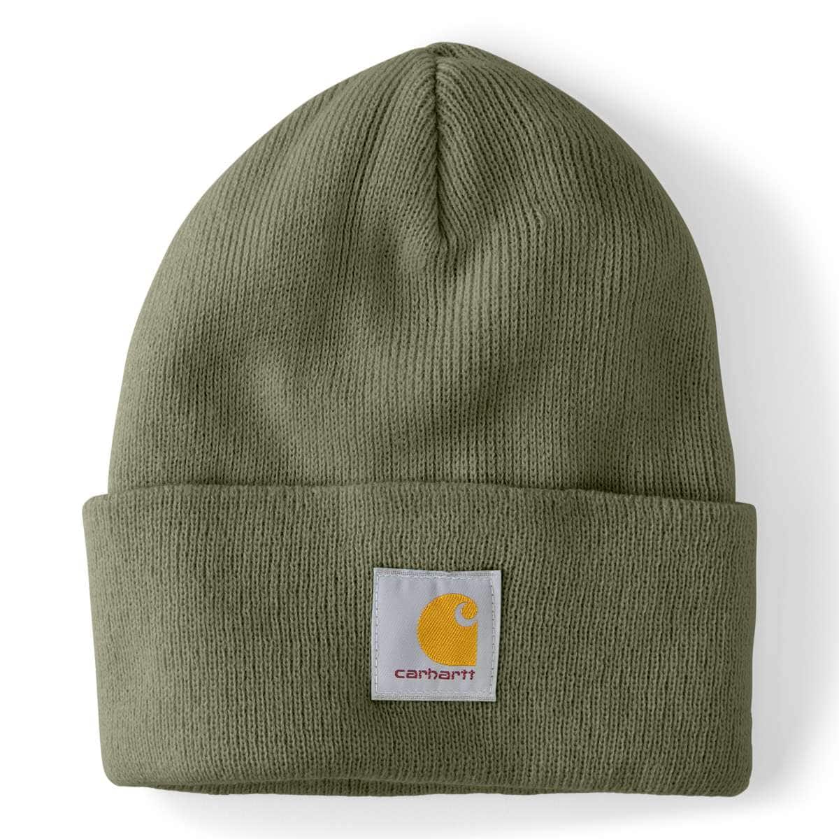 Carhartt Iconic A18 Watch Cap Beanie — DOV-Dusty Olive, manufacturer product photo