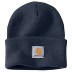 Carhartt Iconic A18 Watch Cap Beanie — NVY-Navy, manufacturer product photo