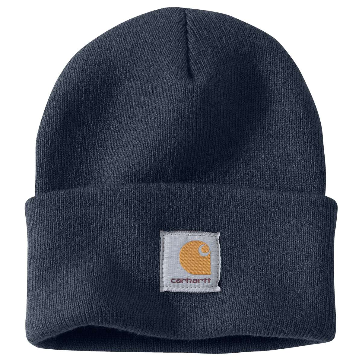 Carhartt Iconic A18 Watch Cap Beanie — NVY-Navy, manufacturer product photo