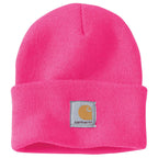 Carhartt Iconic A18 Watch Cap Beanie — P42-Pink Glow, manufacturer product photo