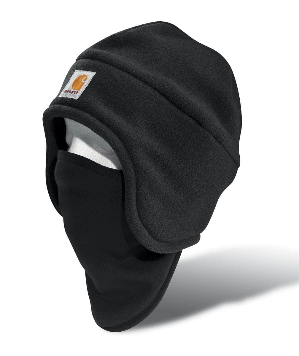 Carhartt Fleece 2-in-1 Headwear — BLK-Black, manufacturer product image