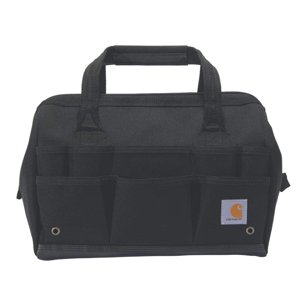 Carhartt 14-Inch 26 Pocket Heavyweight Tool Bag Black — Black, manufacturer product photo