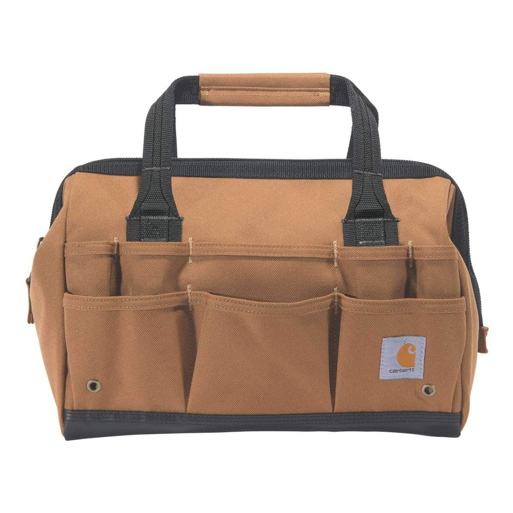 Carhartt 14-Inch 26 Pocket Heavyweight Tool Bag Black — Carhartt Brown, manufacturer product photo