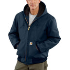 Carhartt Loose Fit Firm Duck Insulated Active Jacket - J140 — DNY-Dark Navy, manufacturer product photo