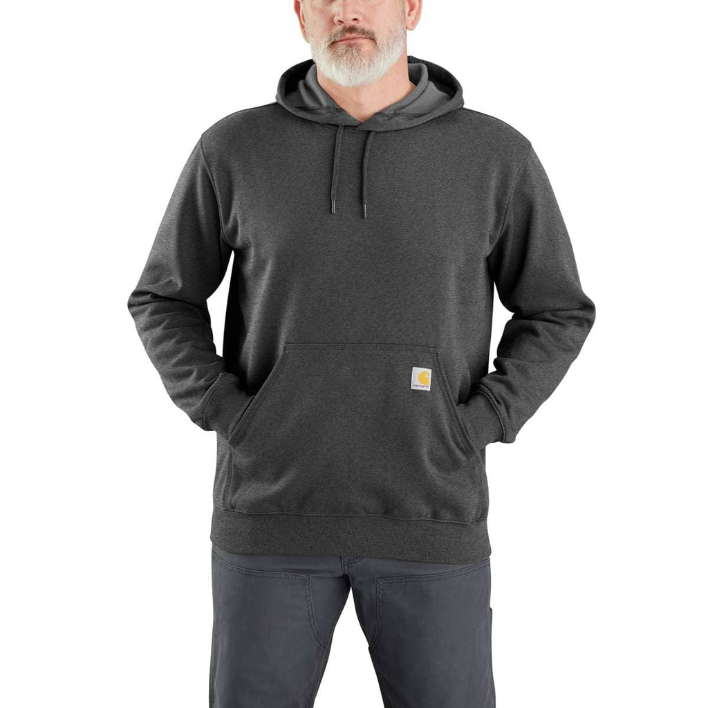 Carhartt Midweight Hooded Sweatshirt — 026-Carbon Heather, manufacturer product photo