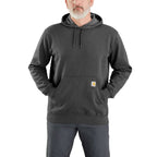 Carhartt Midweight Hooded Sweatshirt — 026-Carbon Heather, manufacturer product photo