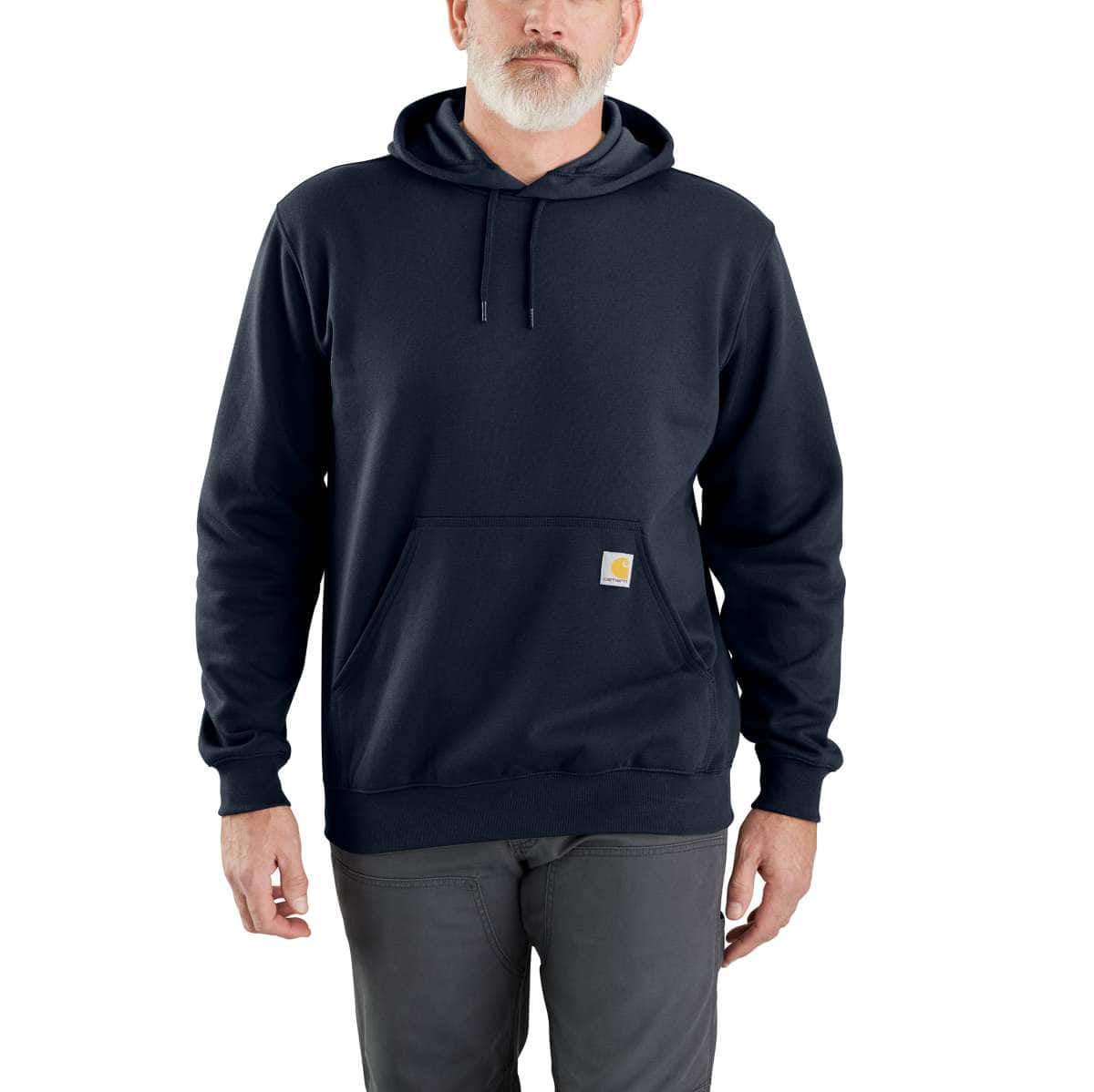 Carhartt Midweight Hooded Sweatshirt — 472-New Navy, manufacturer product photo