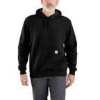 Carhartt Midweight Hooded Sweatshirt — BLK-Black, manufacturer product photo