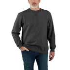 Carhartt Midweight Crewneck Sweatshirt — Carbon Heather-026, manufacturer product image