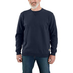 Carhartt Midweight Crewneck Sweatshirt — New Navy-472, manufacturer product image