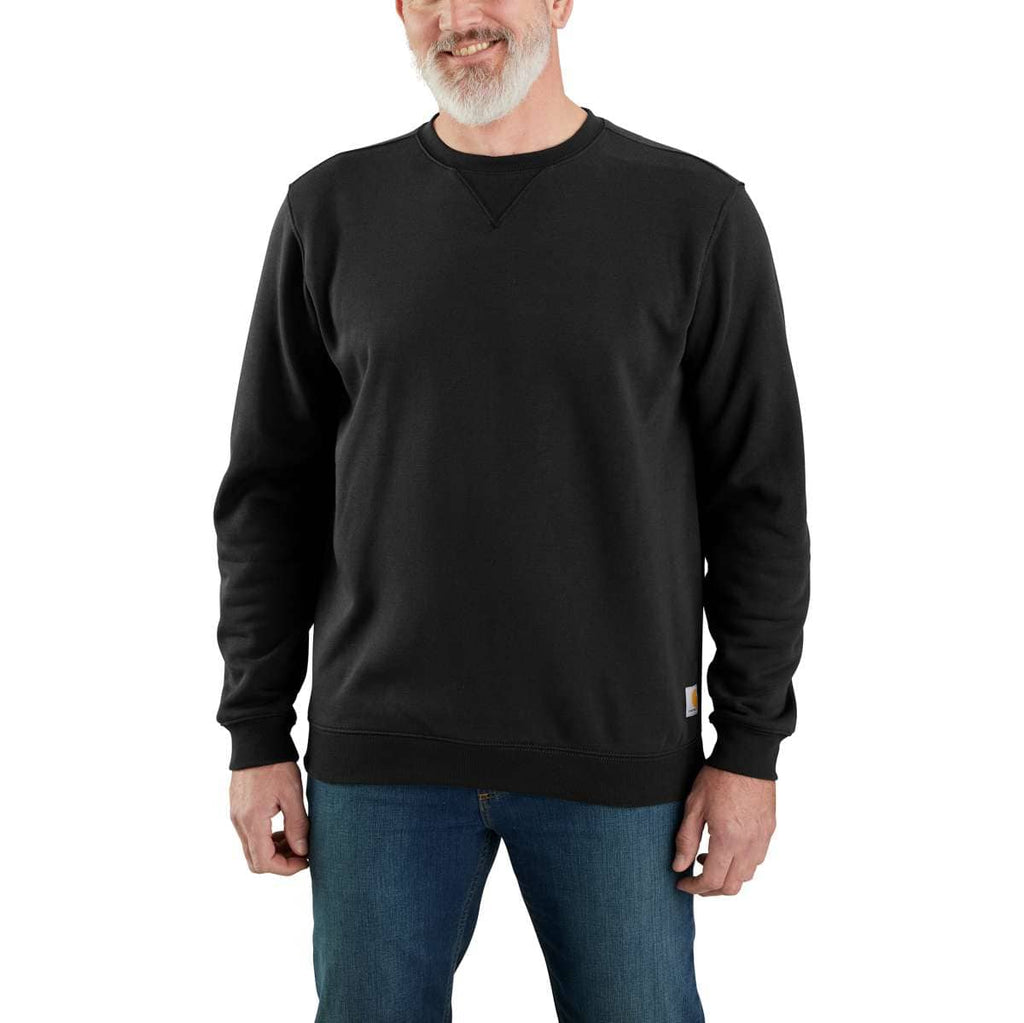 Carhartt Midweight Crewneck Sweatshirt — Black-001, manufacturer product image