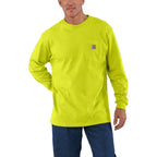 Carhartt Dearborn Loose LS T-Shirt — BLM-Brite Lime, manufacturer product image