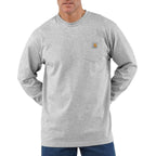 Carhartt Dearborn Loose LS T-Shirt — HGY-Heather Grey, manufacturer product image