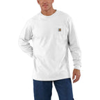 Carhartt Dearborn Loose LS T-Shirt — WHT-White, manufacturer product image