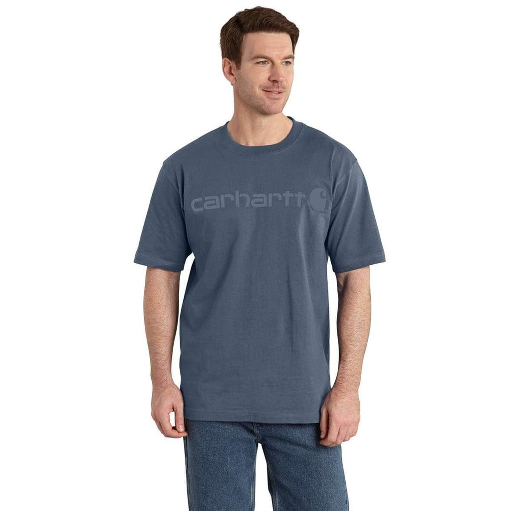 Carhartt Signature Logo Short Sleeve Shirt — BLS-Bluestone, manufacturer product photo