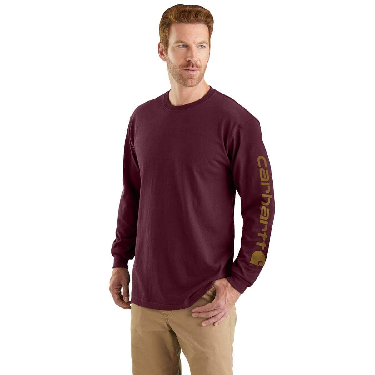 Carhartt Dearborn Loose LS Logo T-Shirt — PRT-Port, manufacturer product image