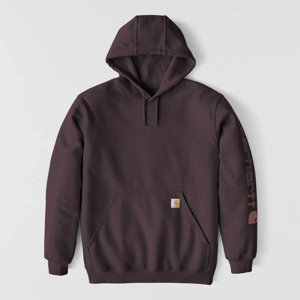 Carhartt Iconic K288 Logo Sweatshirt - Seasonal — BB3-Dark Sepia, manufacturer product photo