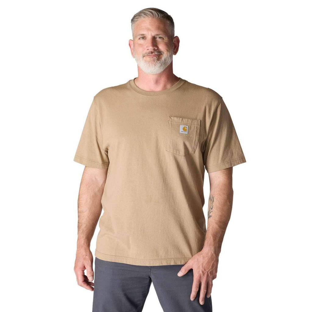 Carhartt Iconic K87 Pocket T-Shirt - Core Colors — Desert - DES, manufacturer product photo