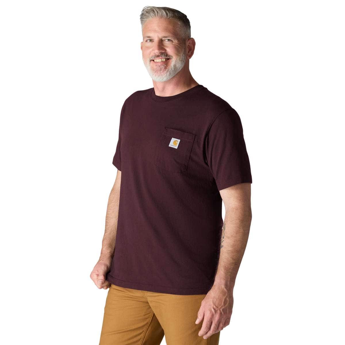 Carhartt Iconic K87 Pocket T-Shirt - Core Colors — Port - PRT, manufacturer product photo