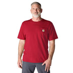 Carhartt Iconic K87 Pocket T-Shirt - Seasonal Colors — R59-Industry Red, manufacturer product photo