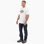 Dickies Short Sleeve Tri-Color Logo Graphic T-Shirt — White-AWH, additional manufacturer view