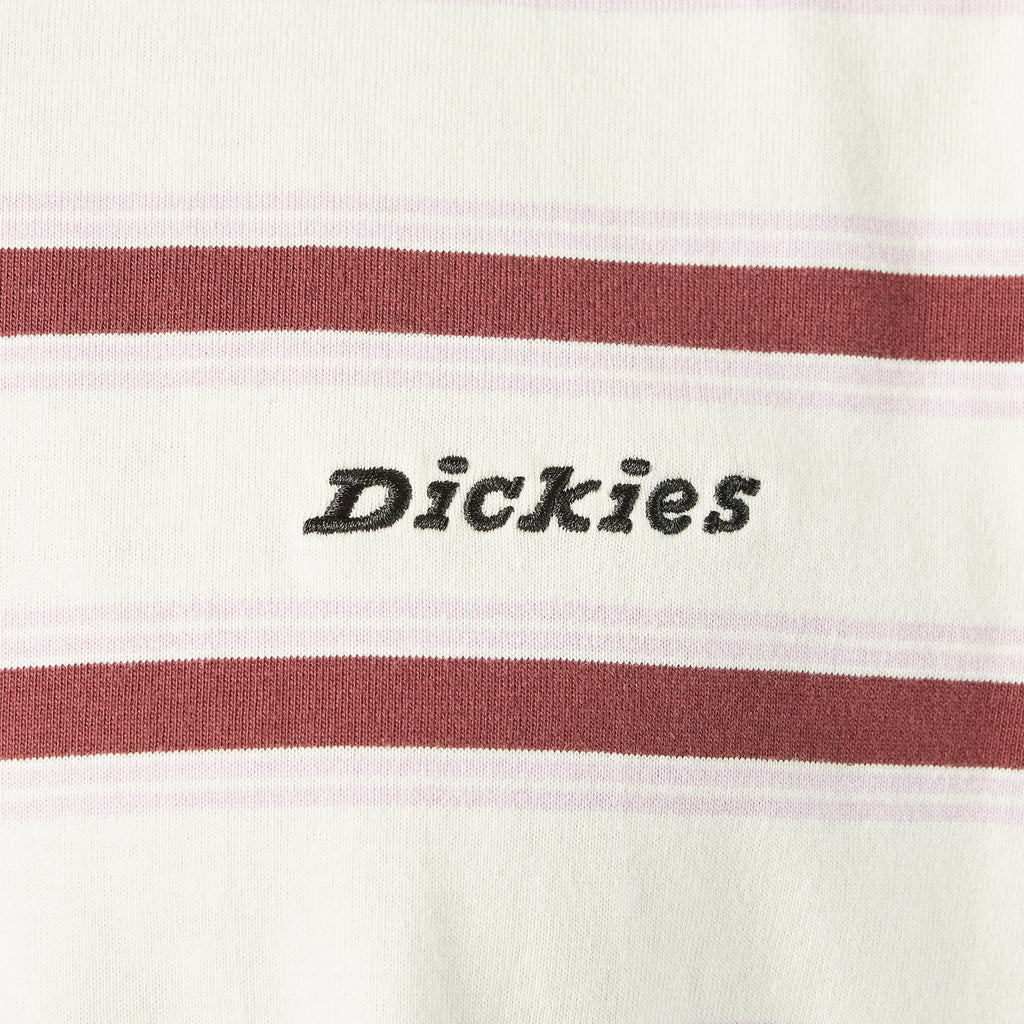 Dickies York Striped T-Shirt — Egret-C48, additional manufacturer view