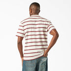 Dickies York Striped T-Shirt — Egret-C48, additional manufacturer view