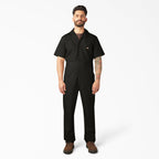 Dickies Short Sleeve Coveralls — Black, manufacturer product image