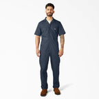 Dickies Short Sleeve Coveralls — Dark Navy, manufacturer product image