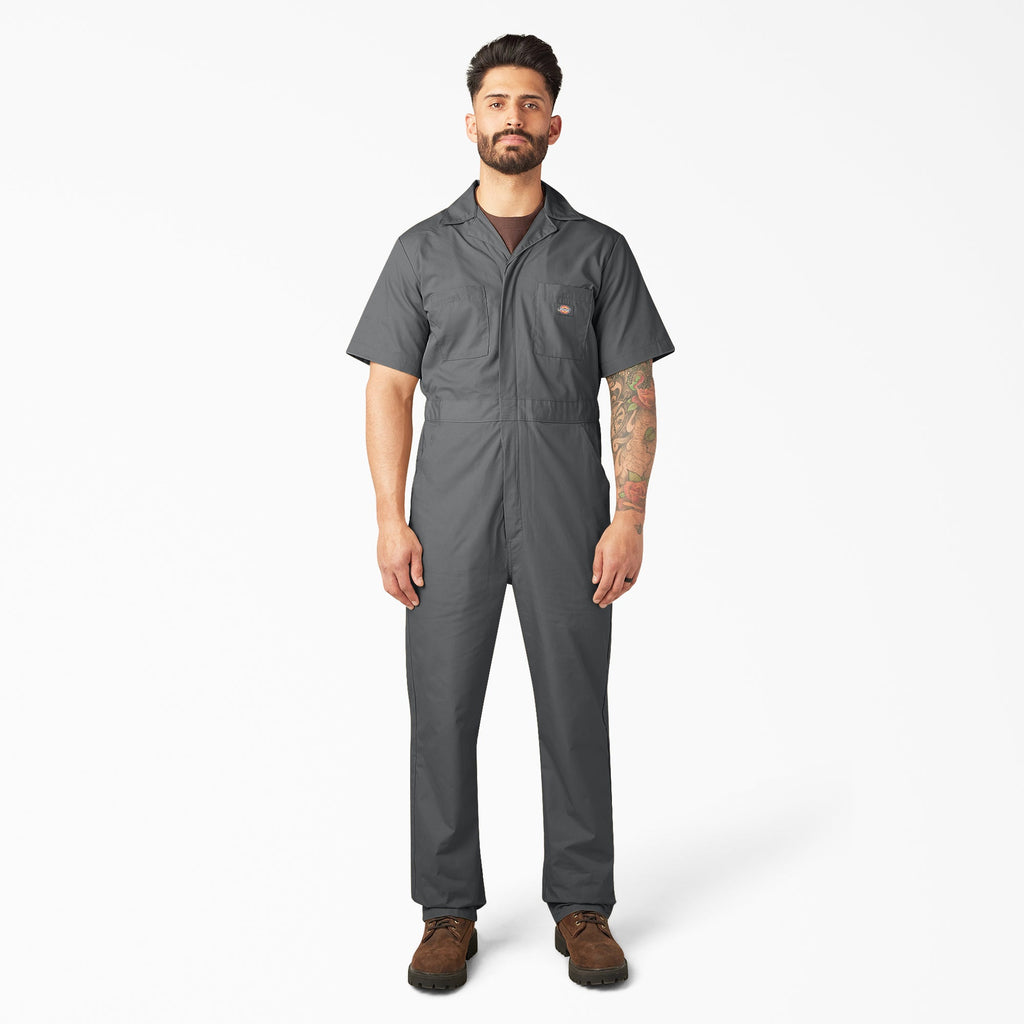 Dickies Short Sleeve Coveralls — Grey, manufacturer product image