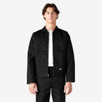 Dickies Lined Eisenhower Jacket — BLACK (BK), manufacturer product image